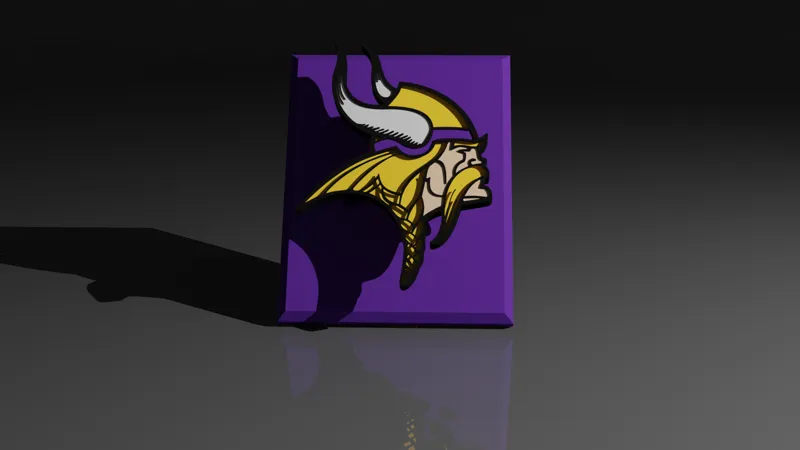NFL Minnesota Vikings Floating Logo Sign