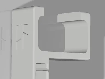 A1 extruder cable guide, snag prevention