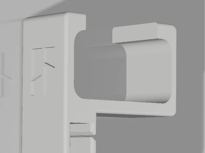 A1 extruder cable guide, snag prevention