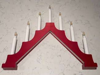 Nordic-Style Advent Candle Bridge