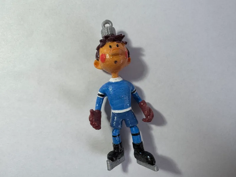 USSR Christmas tree decoration - Hockey Player