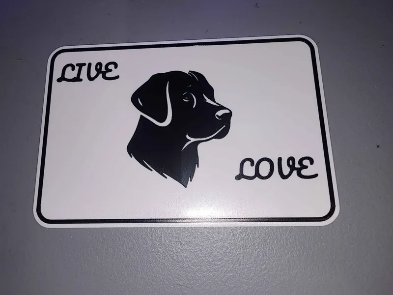Live Lab Love sign