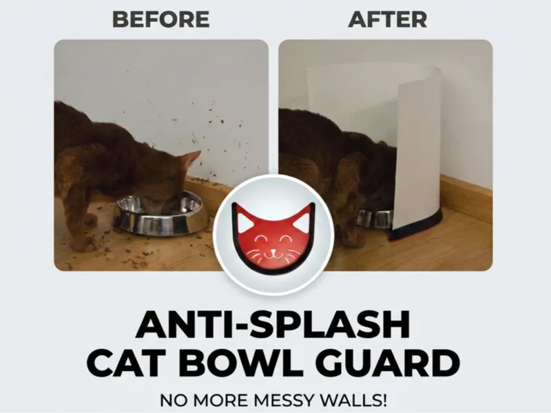 Anti-Splash Pet Bowl Guard