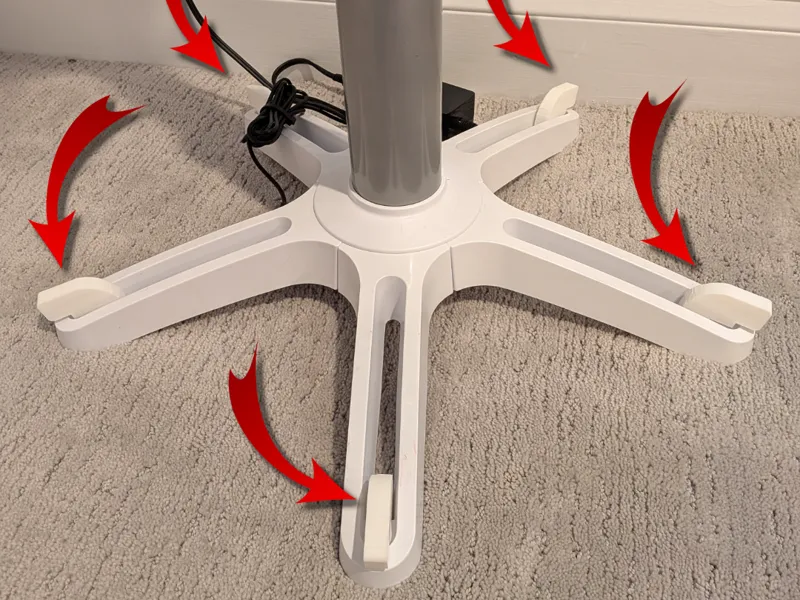 Robot Vacuum Bump Stop For Vornado 6803DC Fan