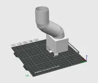 Shorter pipe for A1 Mini, 0.2mm layer, 2 walls, 15% infill