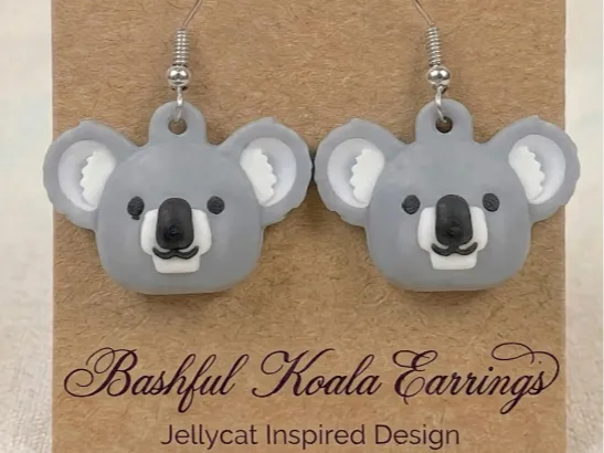 Bashful Koala Earrings