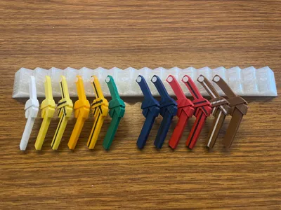 Martial Art Belts and Rack