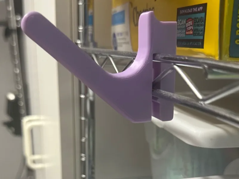 Heavy-Duty Wire Shelf Hook for Utility Storage
