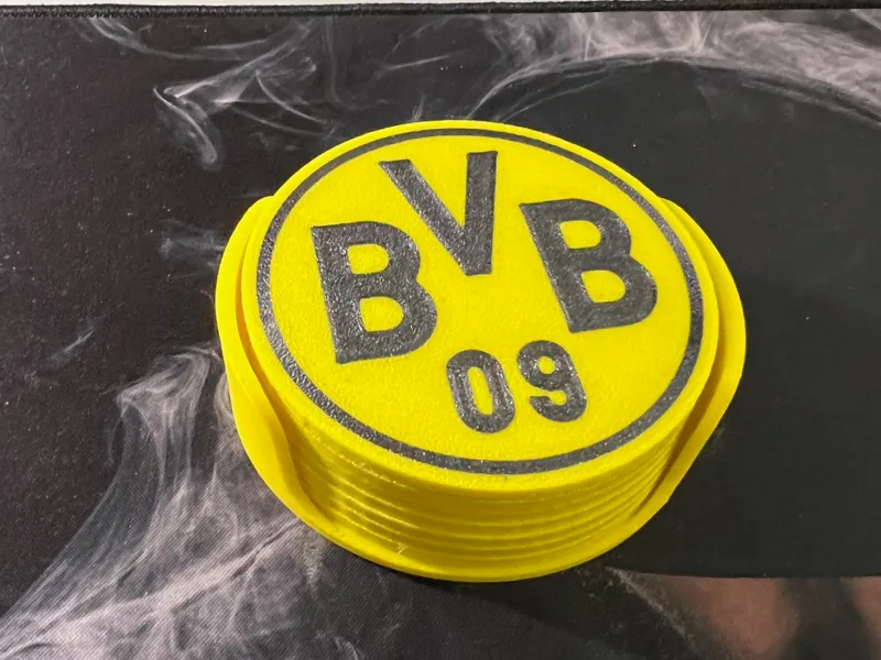 BVB Untersetzer 80mm