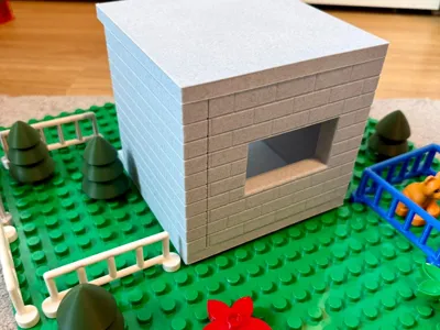 Brick Walls (1x8) - fully Duplo-compatible