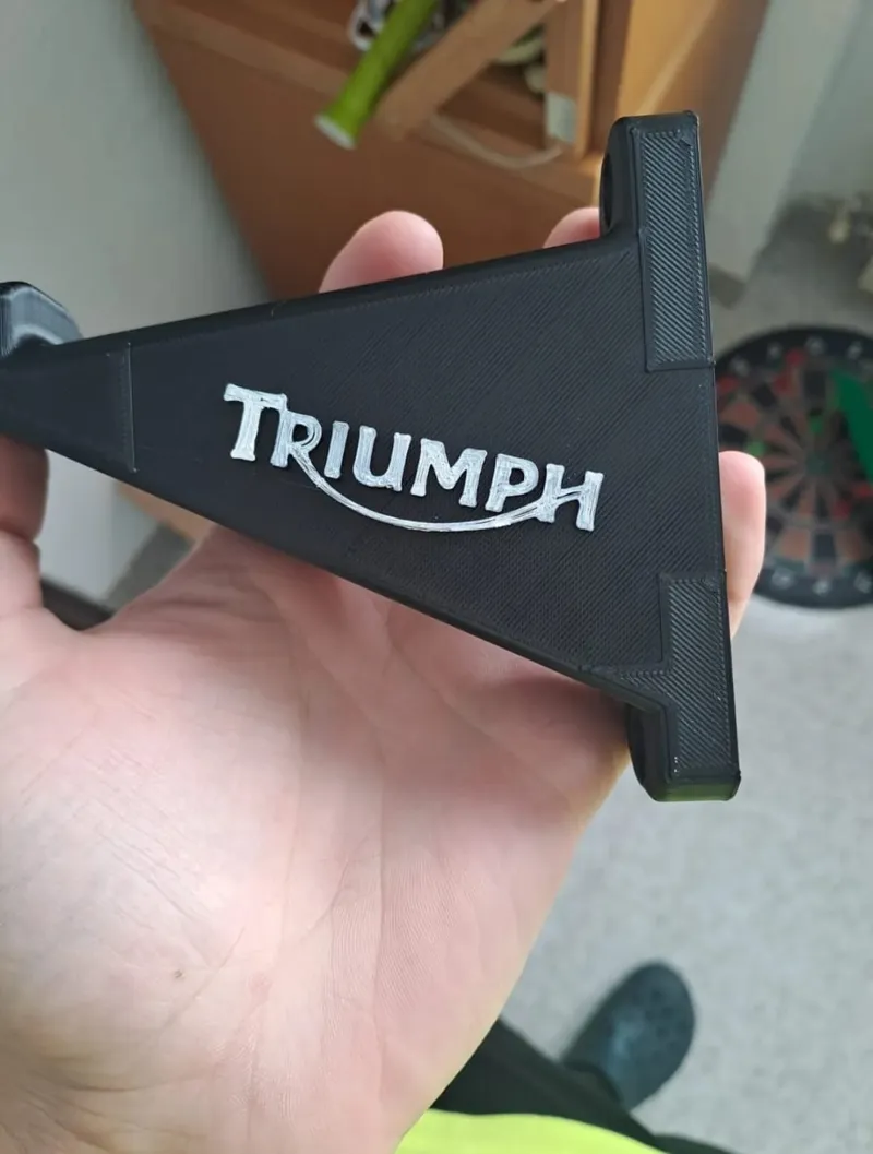 triumph helmet holder