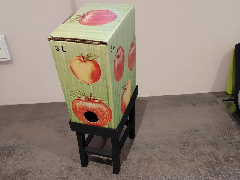 Saft Erhöhung Halter für 3l Beutel Saftkarton