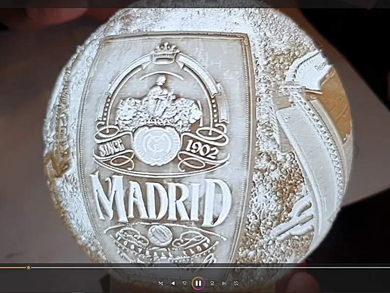 Real Madrid Mond Lampe