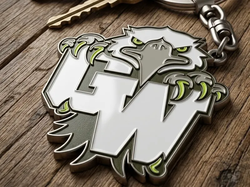 George Washington Middle School Wayne keychain