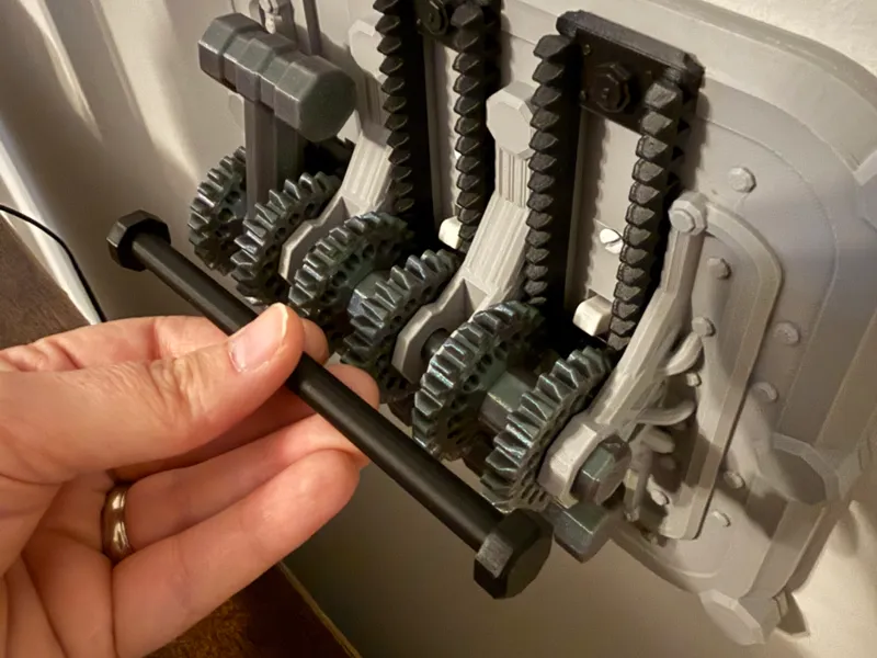 NEW Fixed Rod for Triple Gear Light Switch Plate