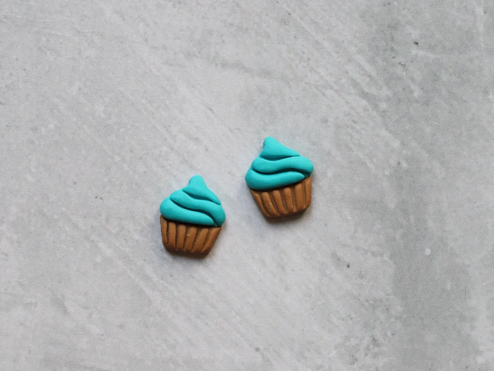 Cortador de Massa de Polímero em Formato de Cupcake por BadDogDesigns ...