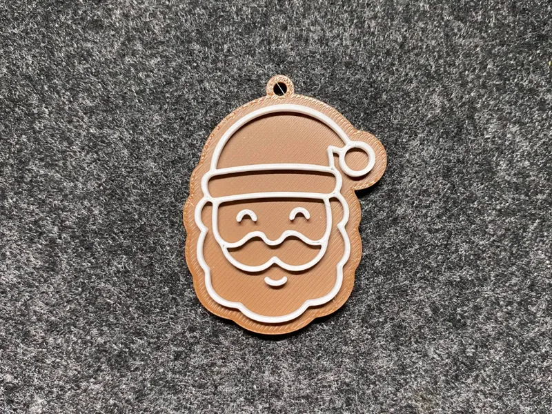 Santa Gingerbread for christmas tree