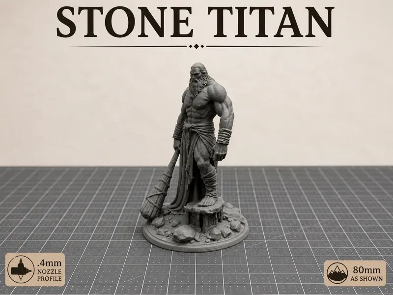 Stone Titan - Classic D&D Monsters