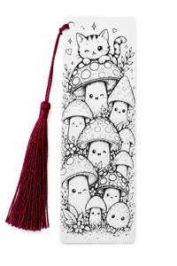 Cute Mushroom Bookmark