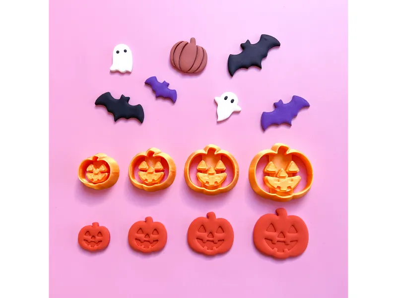 Halloween Pumpkin Jack O' Lantern Clay Cutter
