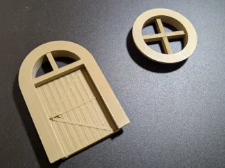 Fairy House Window and Door