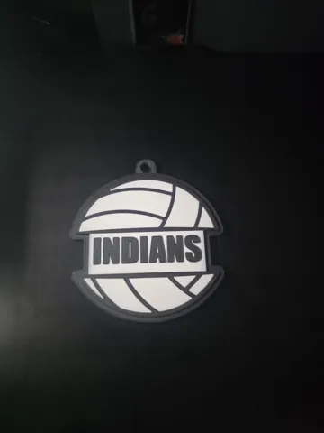 Accesorio para sujetar ligas de cabello: VOLLEYBALL HAIR TIE HOLDER KEYCHAIN — vista de referencia 5