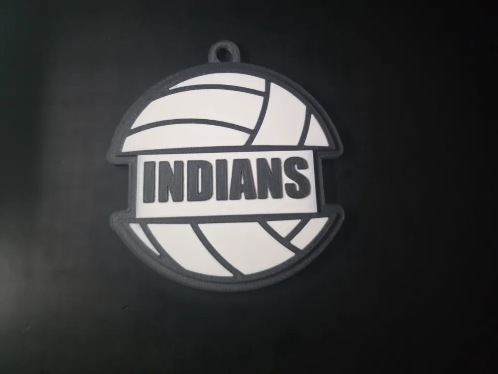 Accesorio para sujetar ligas de cabello: VOLLEYBALL HAIR TIE HOLDER KEYCHAIN. Referencia del modelo original.