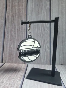 Accesorio para sujetar ligas de cabello: VOLLEYBALL HAIR TIE HOLDER KEYCHAIN — vista de referencia 3