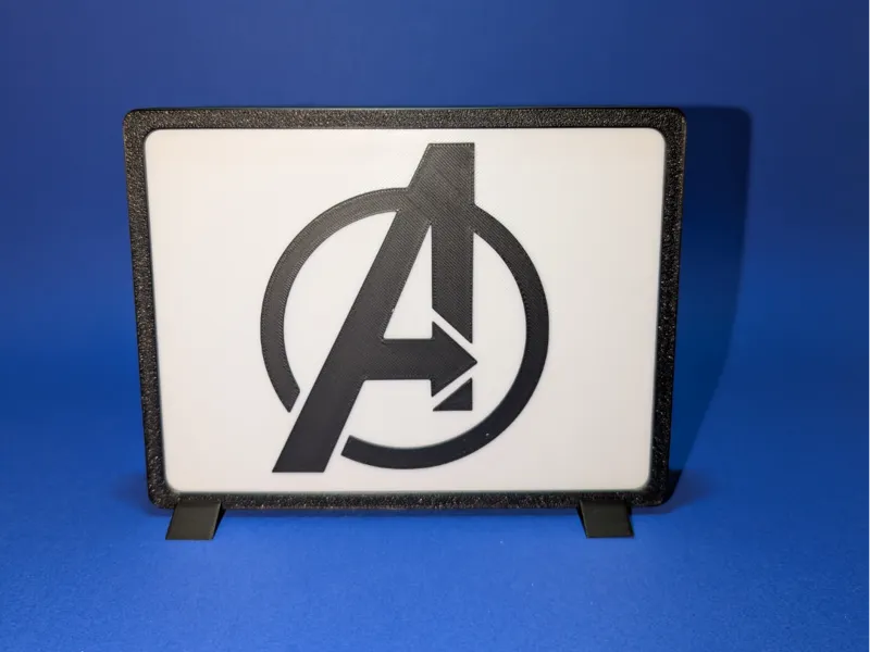 Avengers logo wall art