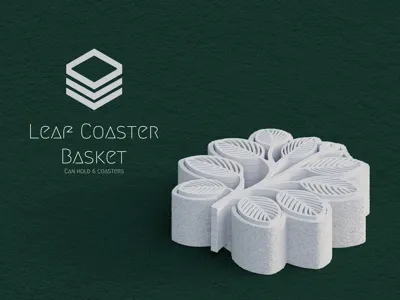 Leaf Coaster Basket