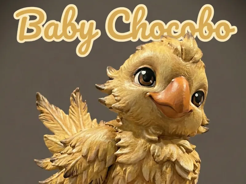 Baby Chocobo Sculpture
