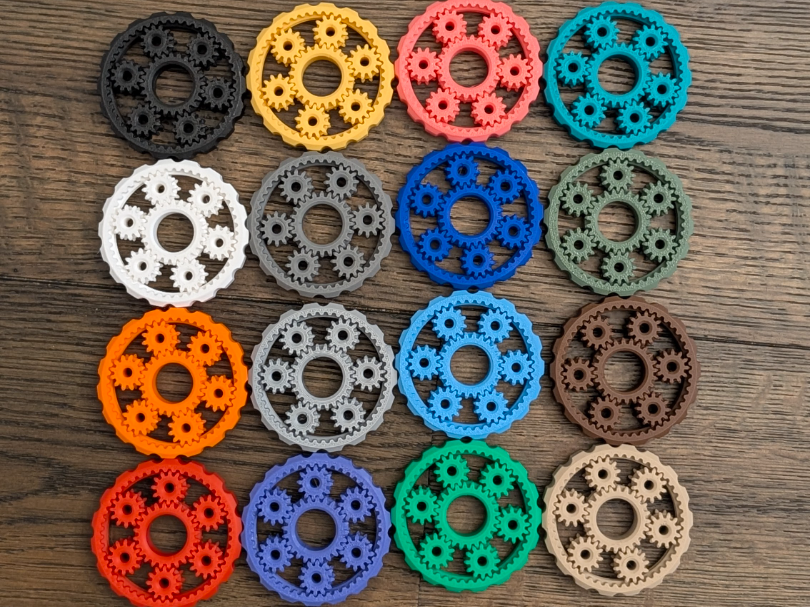 planetary cog gear fidget spinner toy