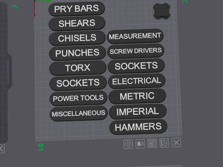 Magnetic Toolbox Labels – Customizable