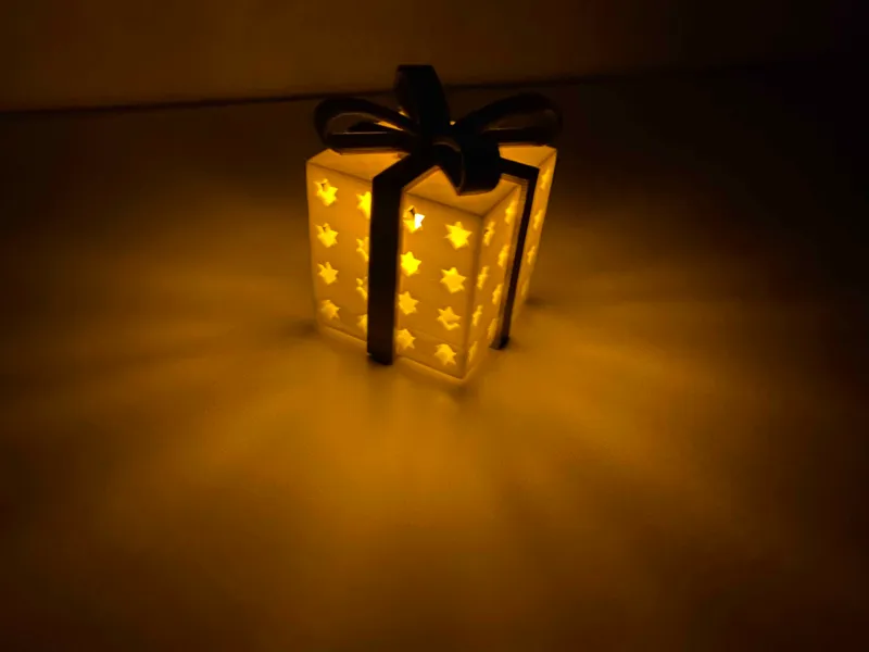 Gift Box Tea Light Holder (no AMS needed)