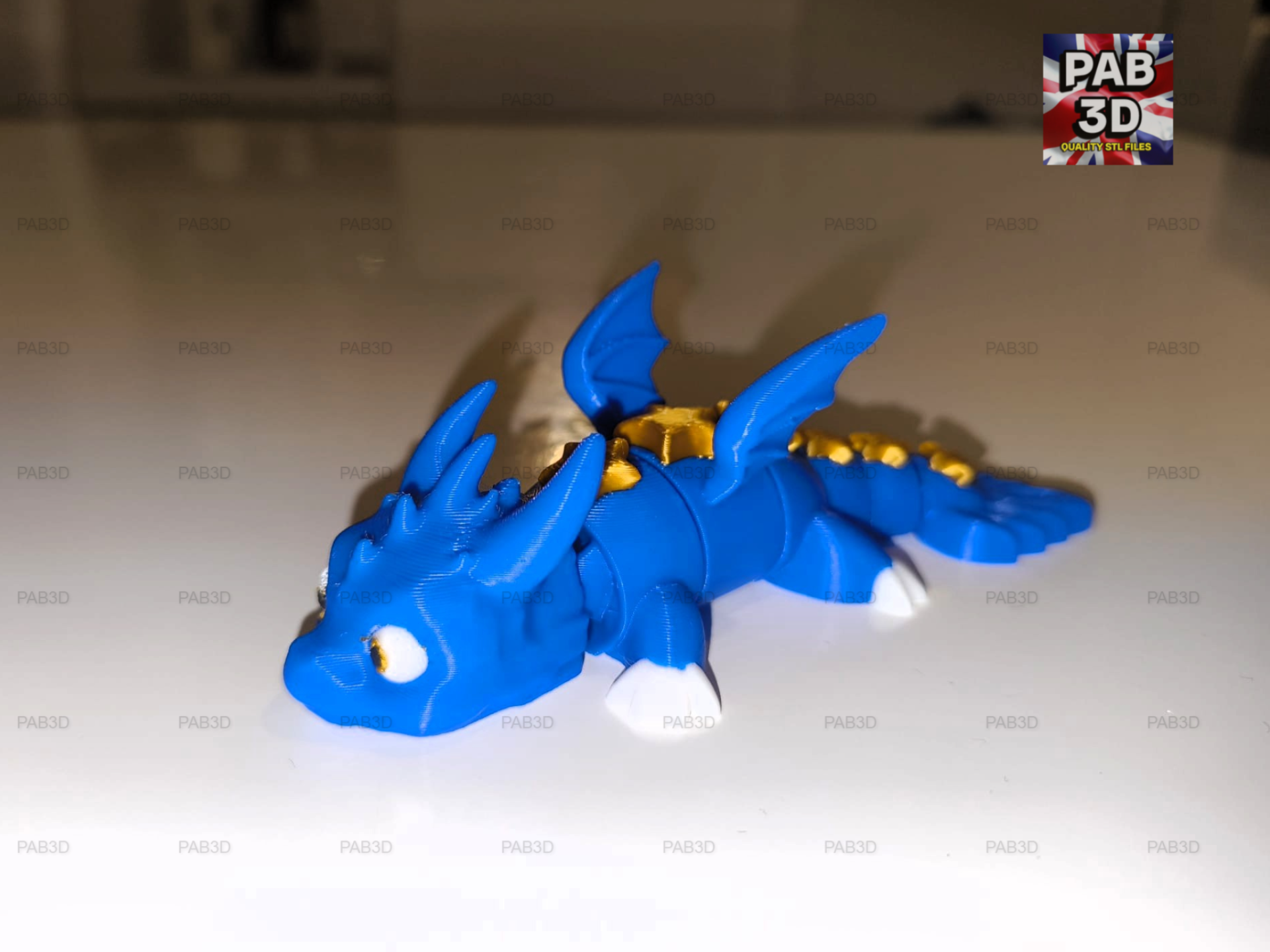 Articulated flexi baby stars dragon