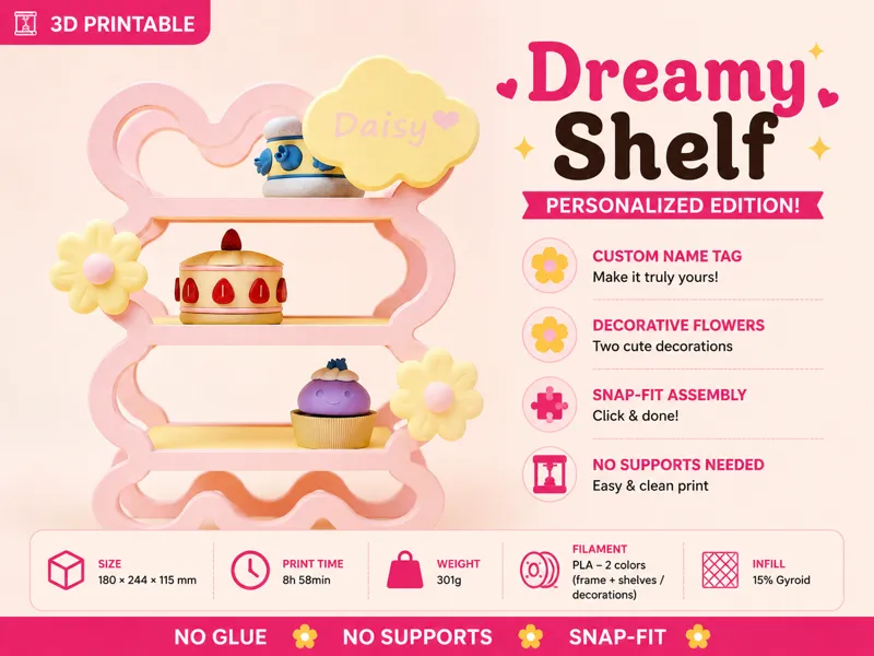Dreamy Shelf — Personalized Edition!