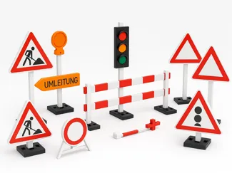 Modulare Verkehrselemente M1:25 auch ohne AMS