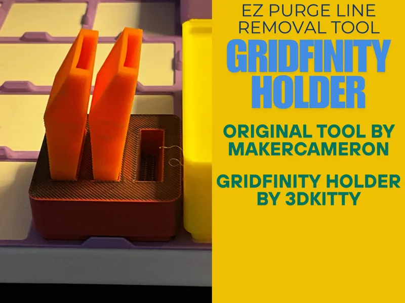 EZ Purge Line Removal Tool Gridfinity Holder