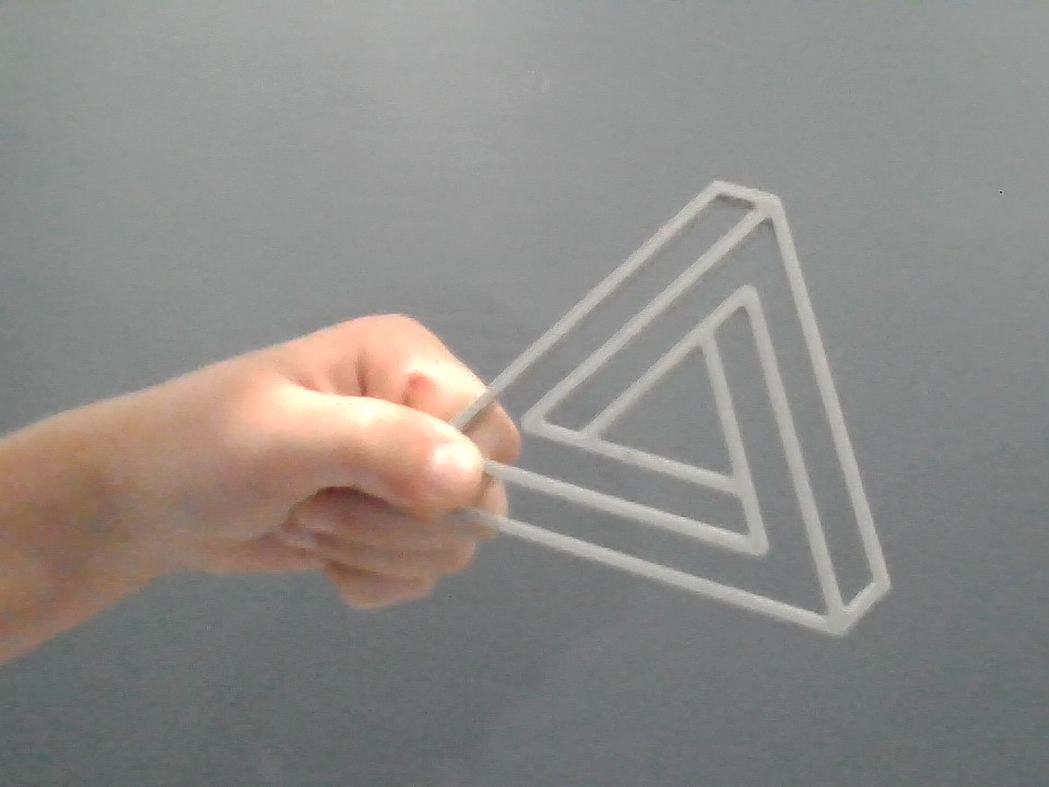 Infinity triangle sign