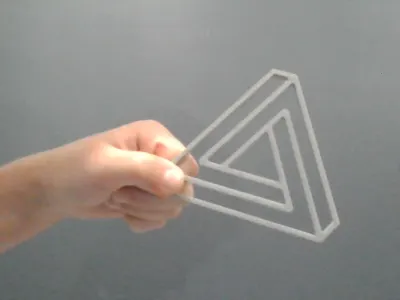 Infinity triangle sign