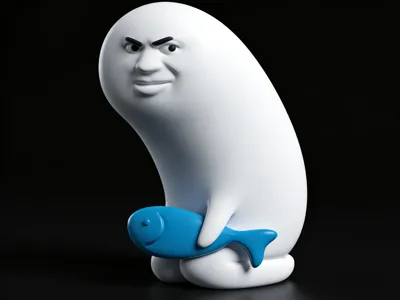 Slacking Figurine