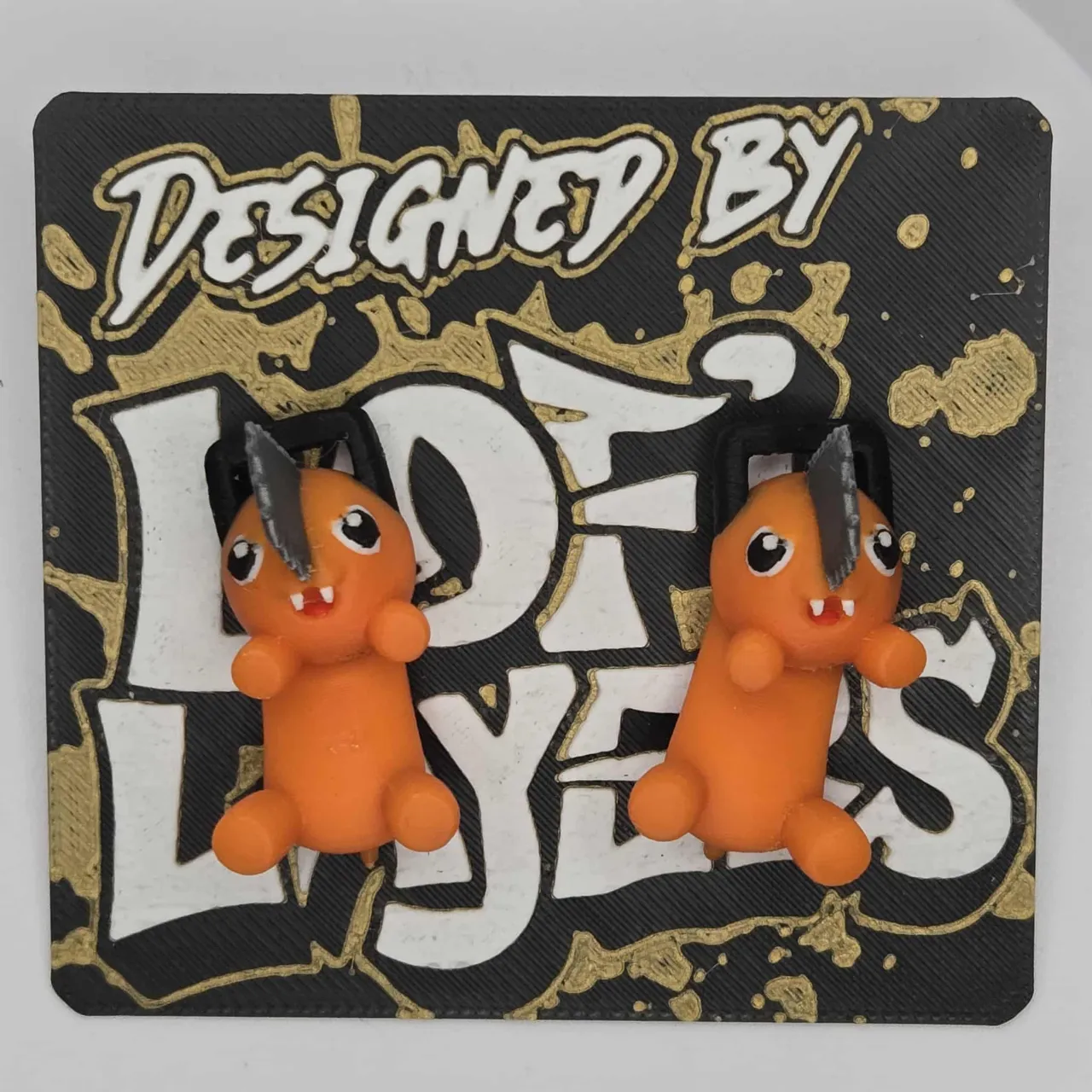 Pochita Jumper Earrings view 3