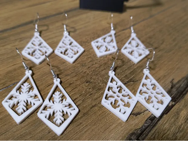 Snowflake earrings set 2 (sell it!)