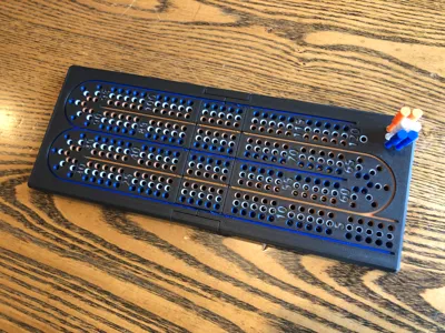 Portable Cribbage Board (8x2mm Magnets)