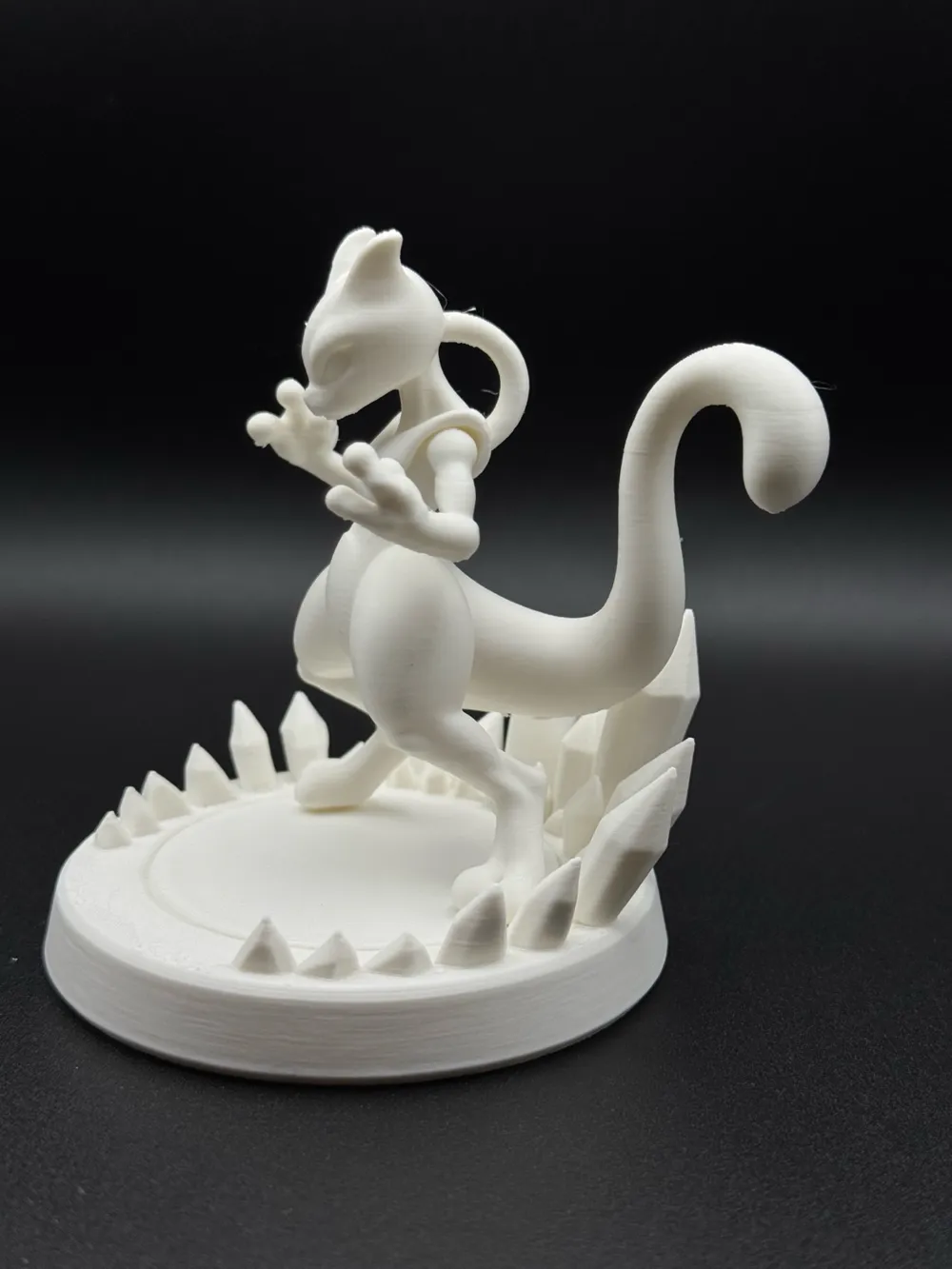 Improved Mewtwo with separate base - Free 3D Print Model - MakerWorld