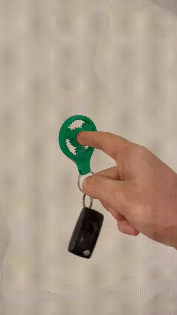 Print in place - Planetary Gear Keychain Fidget