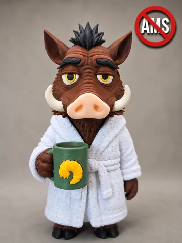 Accesorio para impresora 3D: Hakuna Ma-Tired - Warthog (No AMS) — vista de referencia 2