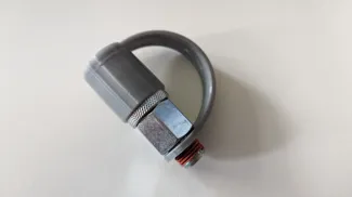 Air compressor connector dust cover