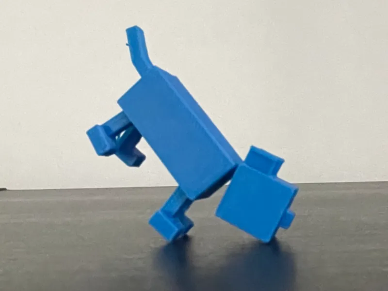 Minecraft Articulated Cat Print-in-Place No Assem 
