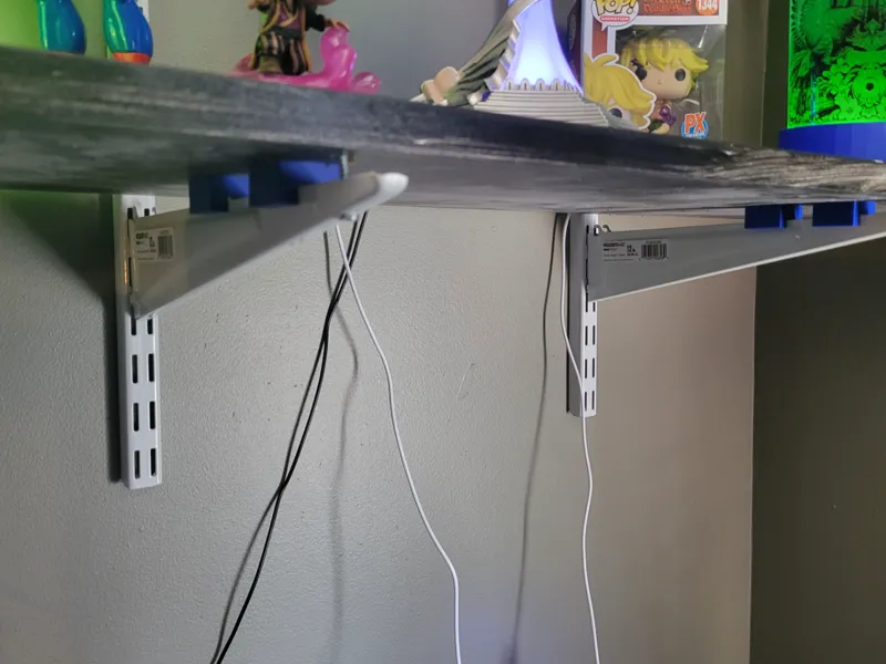 shelf track riser / support / alternative connect